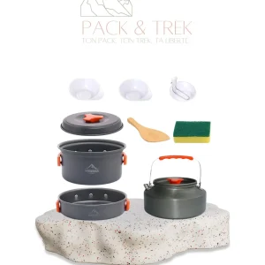 Widesea – Set de Cuisine de Camping Complet et Compact