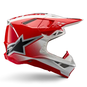 Casque Supertech M10 Unite ECE 22.06 Red White Glossy