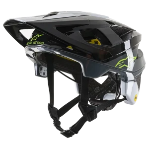 Casque Vector Tech Pilot - Black White Cool Gray Glossy