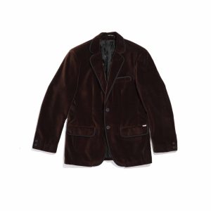 Veste gardian homme velours - havane